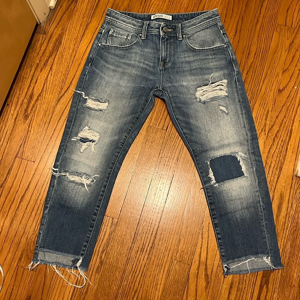 Deconstructed Jean denim